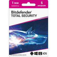 Oprogramowanie antywirusowe Bitdefender Total Security - 5 urządzeń / 1 rok