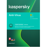 Oprogramowanie antywirusowe Kaspersky Anti-Virus - 2 urządzenia / 2 lata