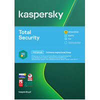 Oprogramowanie antywirusowe Kaspersky Total Security - 3 urządzenia / 2 lata