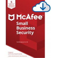 Oprogramowanie antywirusowe McAfee® Small Business Security 5 urządzeń / 1 rok