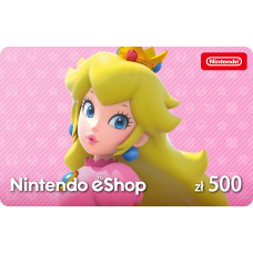 Kod aktywacyjny Nintendo eShop 500 PLN