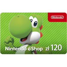 Kod aktywacyjny Nintendo eShop 120 PLN