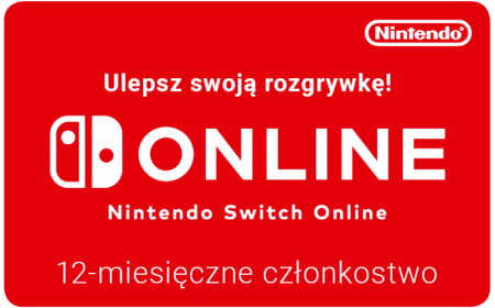Nintendo Switch Online [ER1] - 12 miesięczne członkostwo