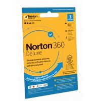 Oprogramowanie antywirusowe Norton 360 Deluxe - 3 urządzenia / 12 miesięcy