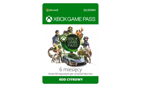 Subskrypcja Xbox Game Pass (6 miesięcy)