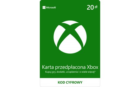 Karta przedpłacona Xbox 20 PLN