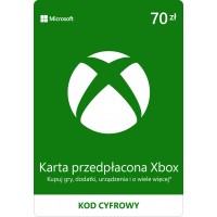 Karta przedpłacona Xbox 70 PLN